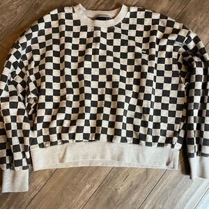 Vans Monochrome Checkered Crewneck Sweater